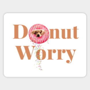 Donut Worry Dog Magnet